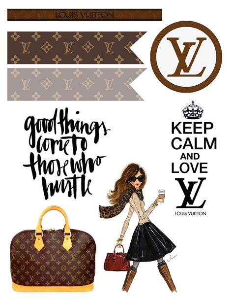 louis vuitton planner printables|Louis Vuitton padfolio.